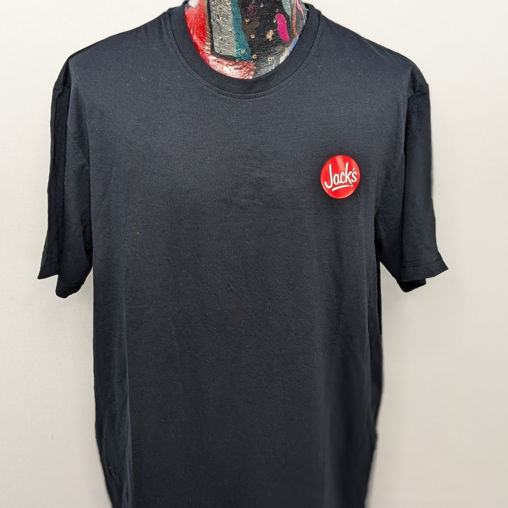 Jacks Restaurant All About The South TShirt Black Logo Cotton Blend Large